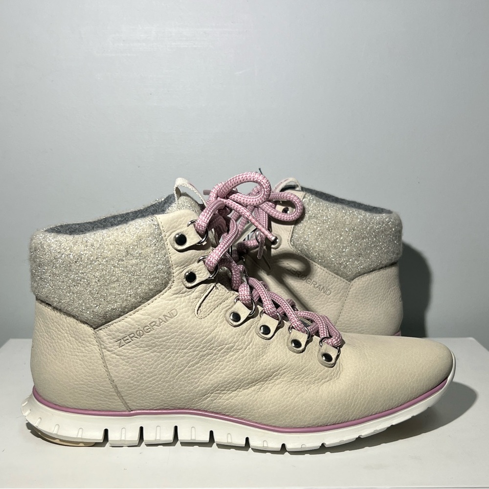 Cole Haan Zerogrand Hiker Boots - Grey Glitter/Purple